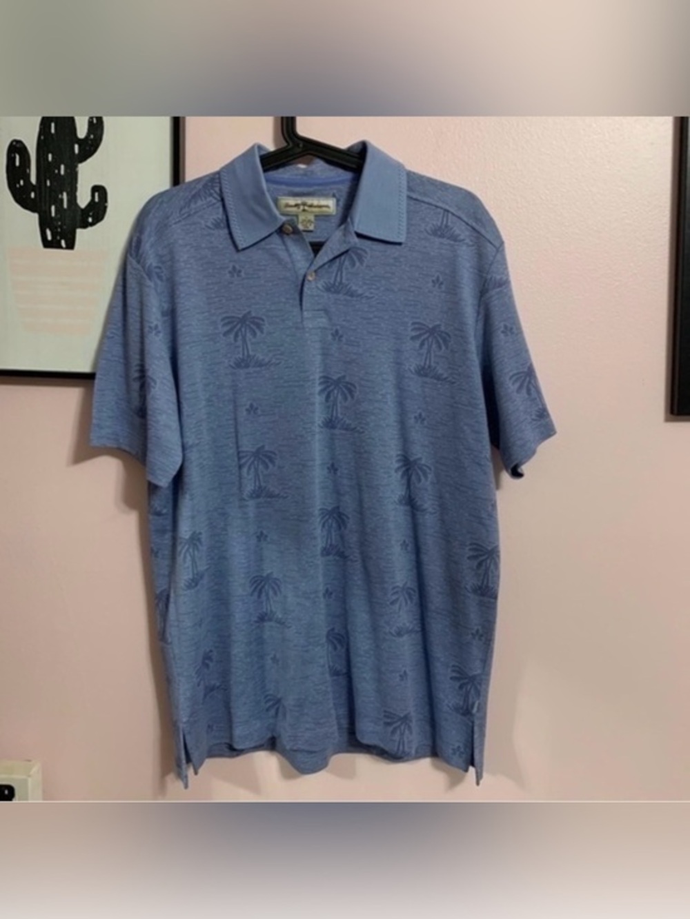 Tommy Bahama Sunset Boulevard Polo Shirt Size S Blue Parrot New With Tags